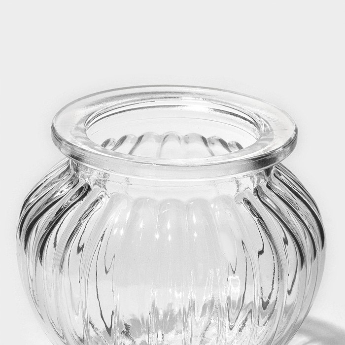 Банка стеклянная для сыпучих продуктов Доляна &laquo;Галерея&raquo;, 300 мл, 9,5&times;13 см