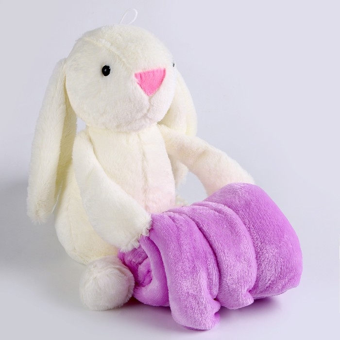 Мягкая игрушка с пледом &laquo;Зайка&raquo;
