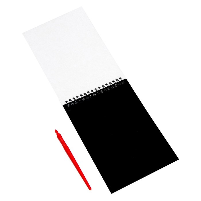 Блокнот - гравюра на новый год &laquo;Транспорт&raquo;, 10 листов, лист наклеек