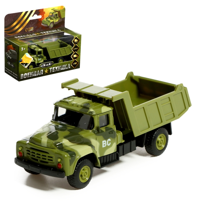Грузовик металлический &laquo;ЗИЛ. Самосвал&raquo; 1:52, инерция