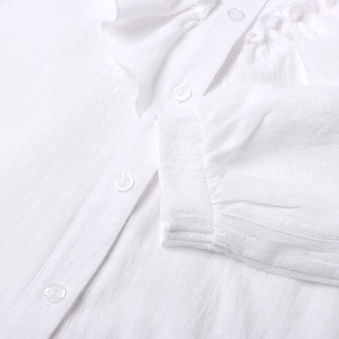 Блузка для девочки MINAKU цвет белый, рост 152 см Блузка для девочки MINAKU цвет белый, рост 152 см