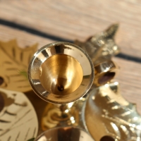 Подсвечник "Ливс" 7 см, латунь