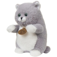 Мягкая игрушка &laquo;Кот толстый&raquo;, цвет серый, 20 см