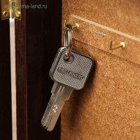 Ключница "Листья" венге 15х21 см МИКС