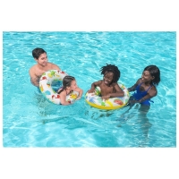 Круг надувной для плавания &laquo;Тропики&raquo;, d=61 см, от 3-6 лет, цвет МИКС, 36014 Bestway