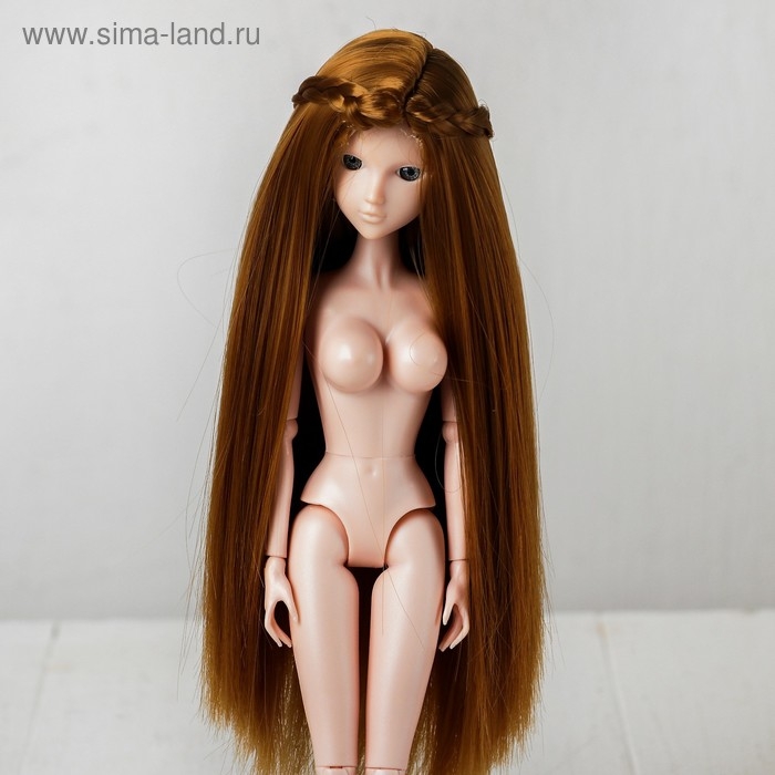 Волосы для кукол &laquo;Прямые с косичками&raquo; размер маленький, цвет 16А