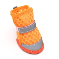 Ботинки "Кросс", набор 4 шт, 5 размер (5,8 х 4,5 см), оранжевые Ботинки "Кросс", набор 4 шт, 5 размер (5,8 х 4,5 см), оранжевые