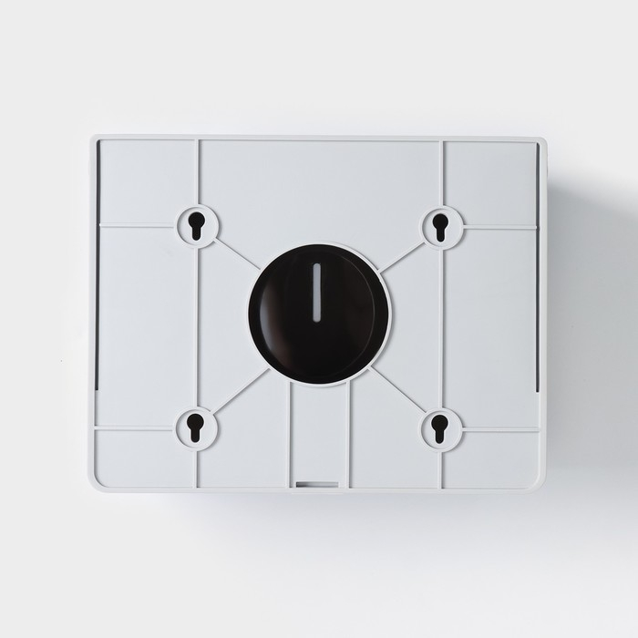 Диспенсер бумажных полотенец в листах, пластиковый, 27×20×10 см, цвет серый Диспенсер бумажных полотенец в листах, пластиковый, 27×20×10 см, цвет серый