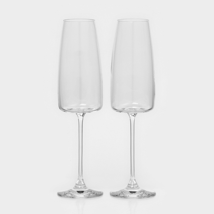 Набор бокалов для шампанского LORD, 340 мл, хрустальное стекло, 2 шт
