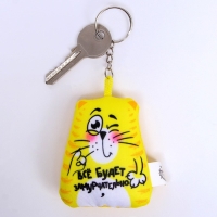 Брелок-антистресс «Всё будет замурчательно», кот, 7х7 см Брелок-антистресс «Всё будет замурчательно», кот, 7х7 см