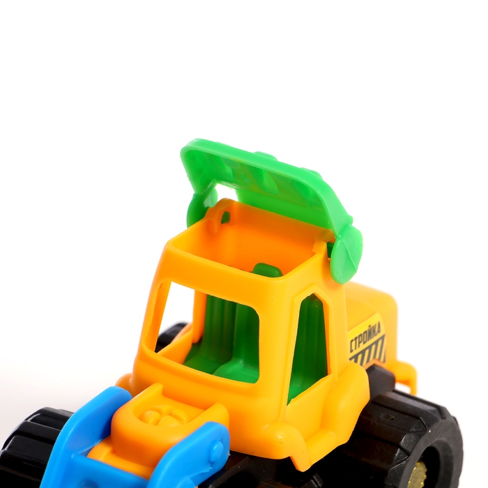Набор тракторов &laquo;Весёлая стройка&raquo;, инерционные, в наборе 6 шт., цвет МИКС