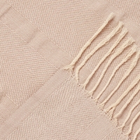 Плед Елочка 140х200см, цв.бел/беж, хл95%, пэ5% Плед Елочка 140х200см, цв.бел/беж, хл95%, пэ5%