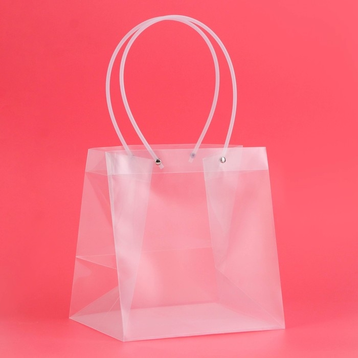 Пакет подарочный ПП, прозрачный 23 х 18 х 24 см Пакет подарочный ПП, прозрачный 23 х 18 х 24 см