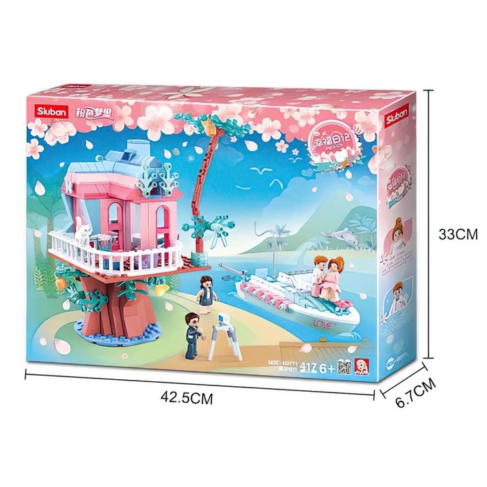 Конструктор &laquo;Розовая мечта. Свадебная фотосессия&raquo;, 417 деталей