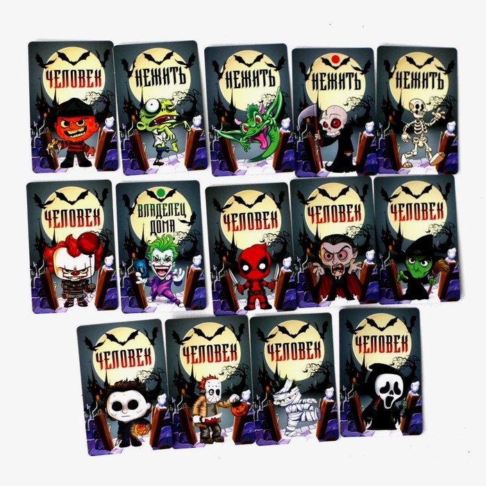 Настольная карточная игра &laquo;Зловещая мафия&raquo;, 3-15 игроков, 6+