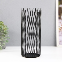 Подсвечник металл на 1 свечу d=8,5 см "Турилл" 10х10х25 см Подсвечник металл на 1 свечу d=8,5 см "Турилл" 10х10х25 см