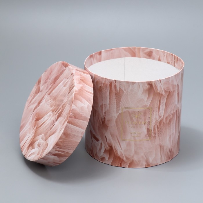 Набор шляпных коробок для цветов 4 в 1, упаковка подарочная, «Текстурный», 14 х 13 см - 20 х 17,5 см Набор шляпных коробок для цветов 4 в 1, упаковка подарочная, «Текстурный», 14 х 13 см - 20 х 17,5 см