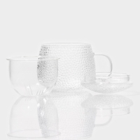 Кружка стеклянная для заваривания Magistro &laquo;Сара&raquo; с крышкой, 360 мл, 12&times;9&times;10,1 см, сито