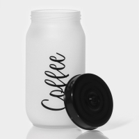 Банка стеклянная для сыпучих продуктов Herevin Coffee, 1 л Банка стеклянная для сыпучих продуктов Herevin Coffee, 1 л