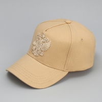 Кепка женская &laquo;Герб&raquo;, цвет бежевый, р-р 56