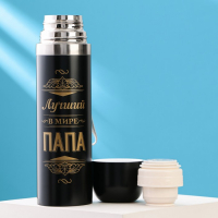 Термос «Лучший в мире папа», 500 мл, сохраняет тепло 12-24 ч Термос «Лучший в мире папа», 500 мл, сохраняет тепло 12-24 ч