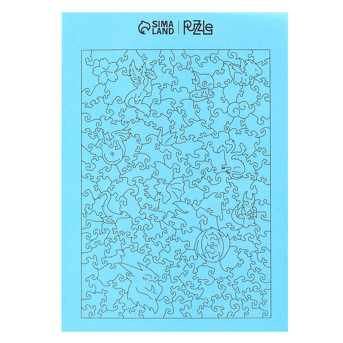 Фигурный пазл &laquo;Сказочный дракон&raquo;