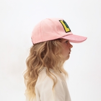 Кепка для девочки MINAKU "LOVE" цвет розовый, р-р 52