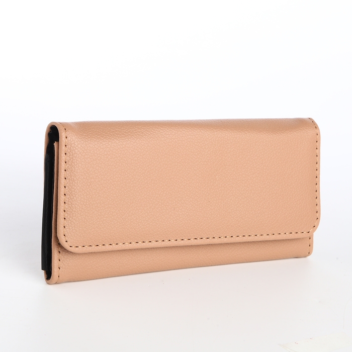 Кошелёк женский на магните, цвет бежевый Кошелёк женский на магните, цвет бежевый