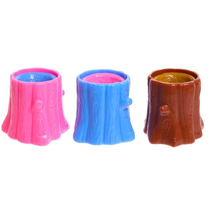 Мялка &laquo;Пенек с белочкой&raquo;, цвета МИКС