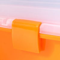 Шкатулка пластик для мелочей "Ящичек" МИКС выдвижные ярусы 14,3х33х19,5 см