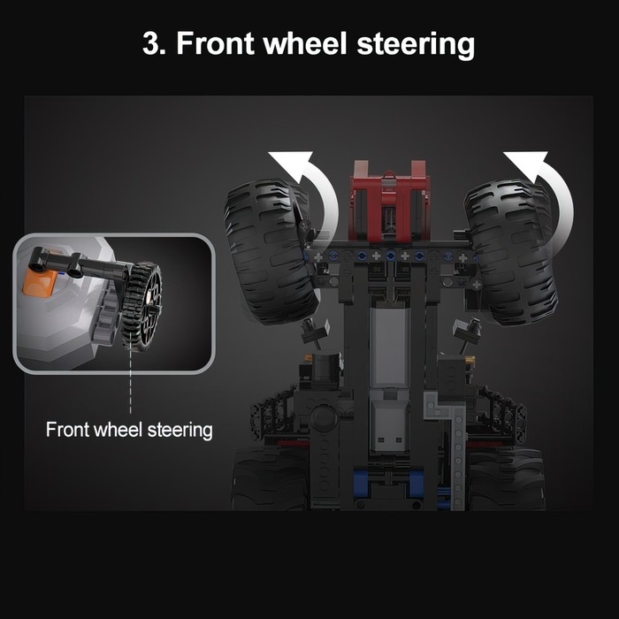 Конструктор &laquo;Техно. Фермерский трактор с косилкой&raquo;, радиоуправляемый, 1675 деталей