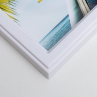 Фоторамка пластик на 3 фото 10х15 см "Лотосы" белый 36х27 см Фоторамка пластик на 3 фото 10х15 см "Лотосы" белый 36х27 см