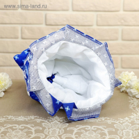 Грелка на чайник &laquo;Барыня&raquo;, средняя, гжель