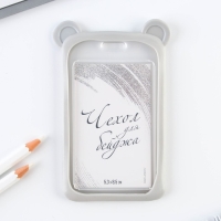 Чехол для бейджа с ушками «Мишка», 7 х 12 см Чехол для бейджа с ушками «Мишка», 7 х 12 см