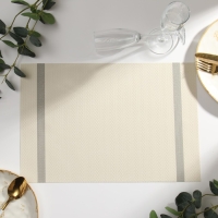 Салфетка на стол Доляна, цв.серый, 45*30см Салфетка на стол Доляна, цв.серый, 45*30см