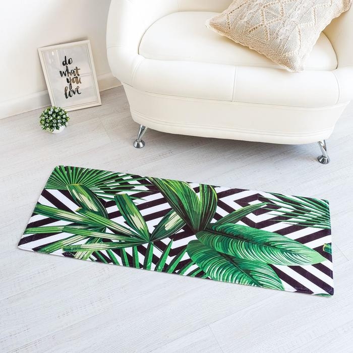 Ковер Этель "Tropics" 45*120 см, велюр, поролон 400г/м2