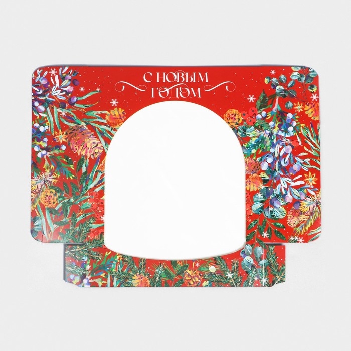 Коробка складная &laquo;С Новым Годом&raquo;, 20 х 20 х 5 см, Новый год