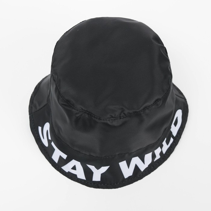 Панама Stay wild, цвет чёрный Панама Stay wild, цвет чёрный