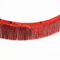 Гирлянда &laquo;Дождик&raquo; с липкой лентой, 2 метра, цвет красный