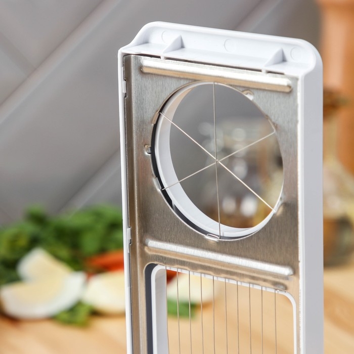 Яйцерезка Magistro Vegan pro, 2 режима, 21&times;8,5&times;5 см, цвет белый