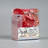 Гирлянда «Нить» 2 м роса с насадками «Бриолет», IP20, серебристая нить, 40 LED, батарейки ААх3 (нет в комплекте), свечение тёплое белое Гирлянда «Нить» 2 м роса с насадками «Бриолет», IP20, серебристая нить, 40 LED, батарейки ААх3 (нет в комплекте), свечение тёплое белое