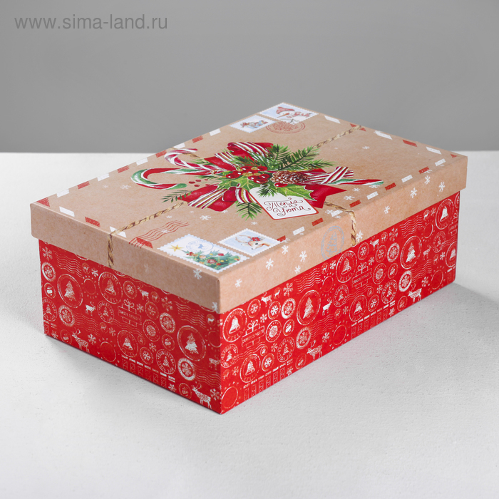 Набор коробок 10 в 1 &laquo;Уютный&raquo;, 12 х 7 х 4 ‒ 32.5 х 20 х 12.5 см, Новый год