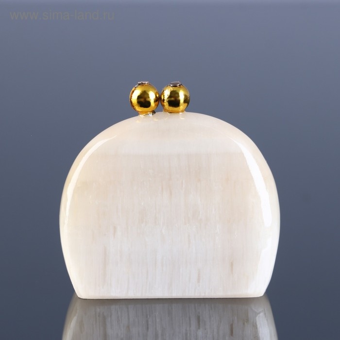 Сувенир &laquo;Кошелек богатства&raquo;, 4 х4,5 см селенит