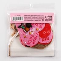 Гирлянда, интерьерное украшение «7 причин», 7 штук, 7 х 7 см Гирлянда, интерьерное украшение «7 причин», 7 штук, 7 х 7 см