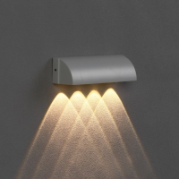 Светильник фасадный &laquo;Каскад&raquo;, FSD-092, 4 Вт, 3000К, 4 луча, IP65, 220 В, металл, белый