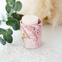 Горшок для цветов с тиснением, &laquo;Единорог&raquo;, 8 х 9.5 см