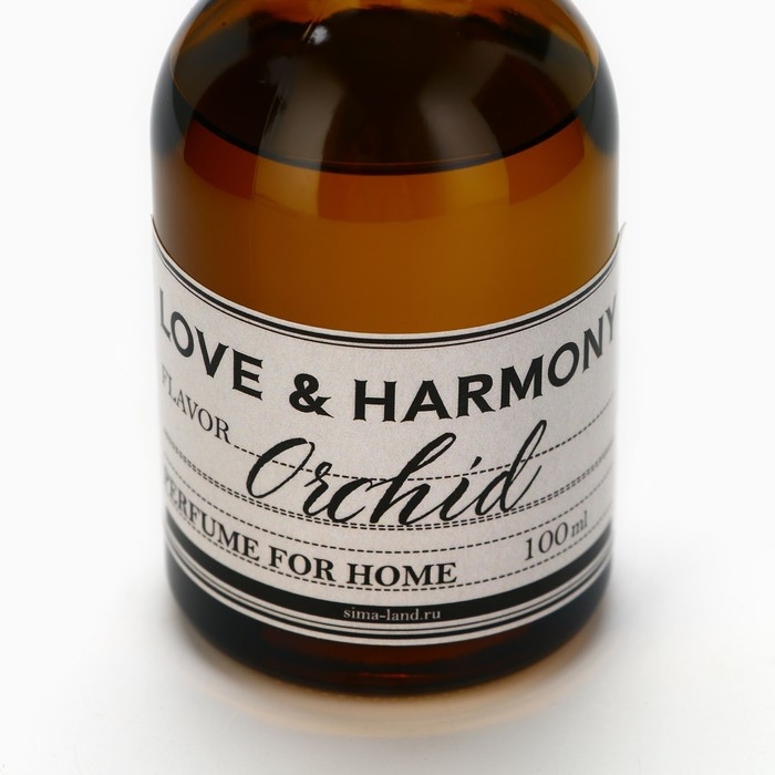 Диффузор ароматический палочки, ароматизатор для дома &laquo;Аромадиффузор: Love and harmony&raquo;,аромат орхидея, 100 мл.