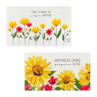 Набор полотенец кухонный "Доляна" Happiness looks 35х60см-2шт, 100% хлопок