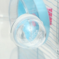 Клетка для грызунов с туннелем и наполнением, 32 х 31 х 39 см, голубая Клетка для грызунов с туннелем и наполнением, 32 х 31 х 39 см, голубая