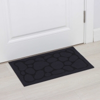 Коврик придверный Доляна &laquo;Камни&raquo;, без окантовки, 40&times;60 см, цвет синий